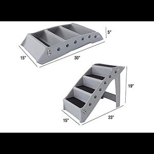 Durable Folding Plastic Pet Stairs